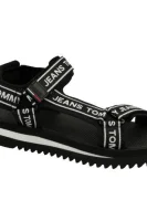 sandále Tommy Jeans 	čierna	