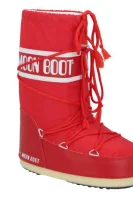 snehule nylon Moon Boot 	červená	