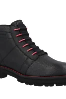 kožené topánky Emporio Armani 	čierna	
