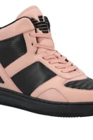 sneakersy snk high cut Emporio Armani 	ružové zlato	