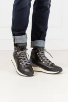 zateplené sneakersy tkk | s prímesou kože Philippe Model 	čierna	
