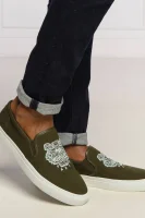 Nasúvacie topánky | s prímesou kože Kenzo 	khaki	