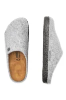 Domáca obuv Zermatt Standard WZ | s prímesou kože Birkenstock 	sivá	