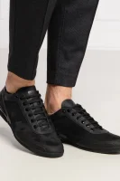 sneakersy saturn BOSS BLACK 	sivá	