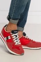 Sneakersy QUARTZ 01 | s prímesou kože BLAUER 	červená	