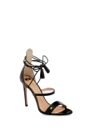 sandále na szpilce Elisabetta Franchi 	čierna	