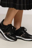 sneakersy wonder 2.0 | s prímesou kože Liu Jo 	čierna	