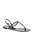 sandále ikonic Karl Lagerfeld 	čierna	