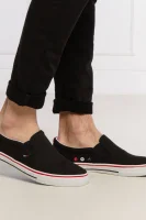 nasúvacie topánky Tommy Jeans 	čierna	