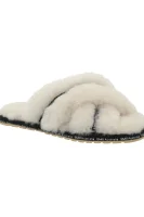 Vlnené domáca obuv Mayberry Own It | s prímesou kože EMU Australia 	biela	