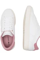 Kožené sneakersy Lacoste 	biela	