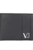 skórzany peňaženka linea a dis. 2 Versace Jeans 	čierna	