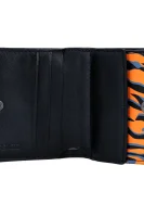 skórzany peňaženka Kenzo 	čierna	