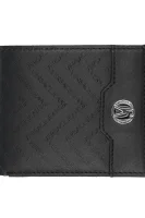 skórzany peňaženka linea c dis. 6 Versace Jeans 	čierna	
