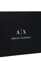 kožený peňaženka bifold Armani Exchange 	čierna	