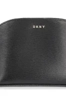 skórzana kozmetická taštička bryant DKNY 	čierna	