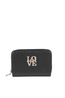 peňaženka love frame Love Moschino 	čierna	