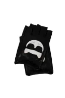 rukavice ikonik Karl Lagerfeld 	čierna	