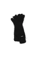 rukavice logo Liu Jo Sport 	čierna	
