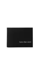skórzany peňaženka re-issue Calvin Klein 	čierna	