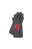 rukavice red flowers Desigual 	sivá	