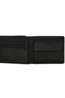 Kožený peňaženka Handwritten_Trifold HUGO 	čierna	