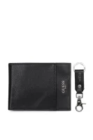 peňaženka + kľúčenka Guess 	čierna	