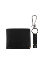 peňaženka + kľúčenka BOSS ORANGE 	čierna	