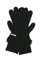 rukavice | s prímesou vlny i kaszmiru Michael Kors 	čierna	