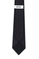 hodvábny kravata Moschino 	čierna	