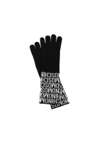 rukavice Moschino 	čierna	