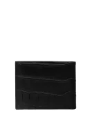 skórzany peňaženka crocco typhon fashion Joop! 	čierna	