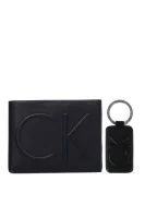 peňaženka+kľúčenka filip Calvin Klein 	čierna	