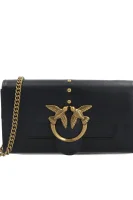 Kožená crossbody kabelka / peňaženka LOVE SIMPLY Pinko 	čierna	