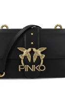 Kožená kabelka na rameno LOVE MINI ICON Pinko 	čierna	