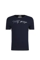Tričko | Regular Fit Tommy Hilfiger 	tmavomodrá	