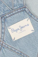Šaty CHICAGO PINAFORE | denim Pepe Jeans London 	svetlomodrá	