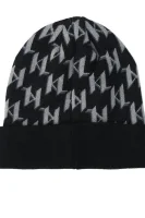 Vlnená čiapka Karl Lagerfeld 	čierna	