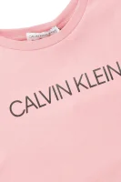Tričko INSTITUTIONAL | Regular Fit CALVIN KLEIN JEANS 	ružová	