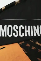 Hodvábna šatka Moschino 	hnedá	