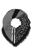šatka printed ck scarf Calvin Klein 	čierna	