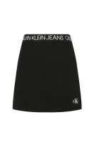 sukňa logo CALVIN KLEIN JEANS 	čierna	