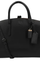 skórzany kufrík cooper Coach 	čierna	