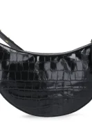 kožená kabelka na rameno anais Coccinelle 	čierna	