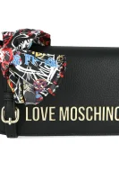 crossbody kabelka + šatka Love Moschino 	čierna	