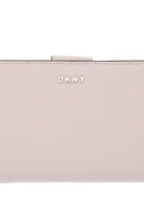 skórzany peňaženka bryant DKNY 	nude	