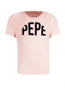 tričko carena | regular fit Pepe Jeans London 	púdrovo ružová	