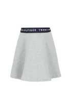 sukňa brand logo skater sk Tommy Hilfiger 	šedá	