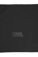 skórzana crossbody kabelka/kabelka na rameno Karl Lagerfeld 	čierna	