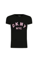 Tričko | Regular Fit DKNY Kids 	čierna	